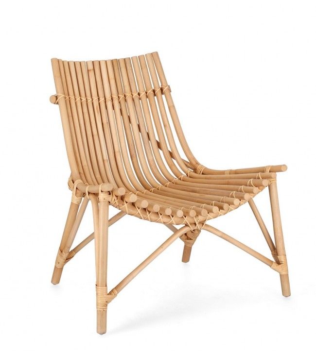 SEDIA LOUNGE MENENDEZ NATURALE