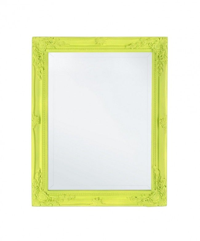 SPECCHIO MIRO C-C VERDE LIME 36X46