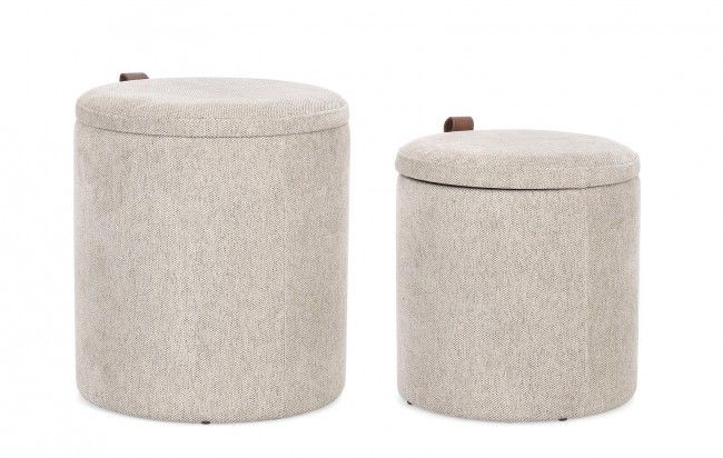 SET2 POUF CONT KATIA GRIGIO CHIAR
