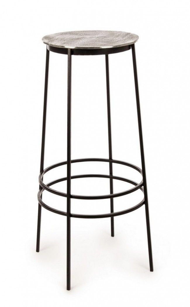 SGABELLO BAR AMIRA NICKLE H77