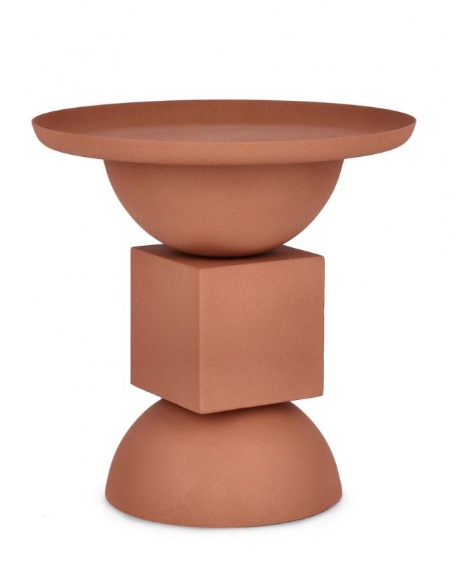 TAVOLINO ALKA TERRACOTTA D40.5