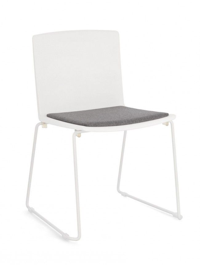 SEDIA GIULIA BIANCO/BIANCO