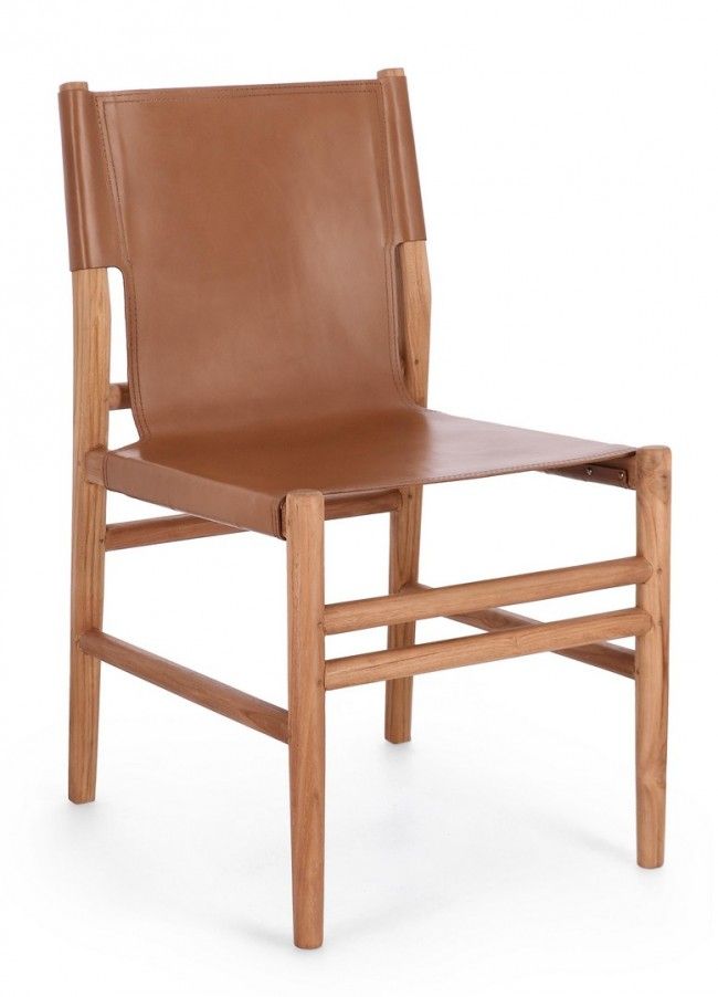 SEDIA CAROLINE COGNAC