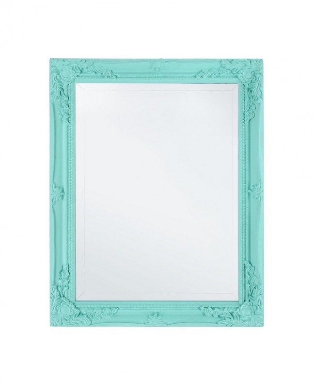 SPECCHIO MIRO C-C TURCHESE 36X46