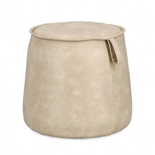 POUF RUDINA AVORIO