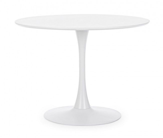 TAVOLO BLOOM BIANCO D100