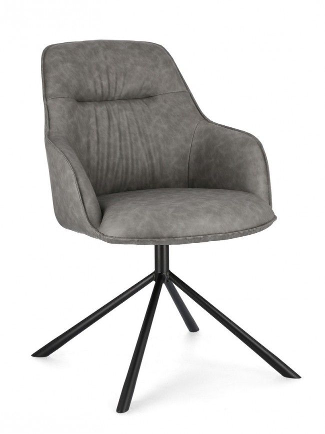 POLTRONA GRANT PU GRIGIO