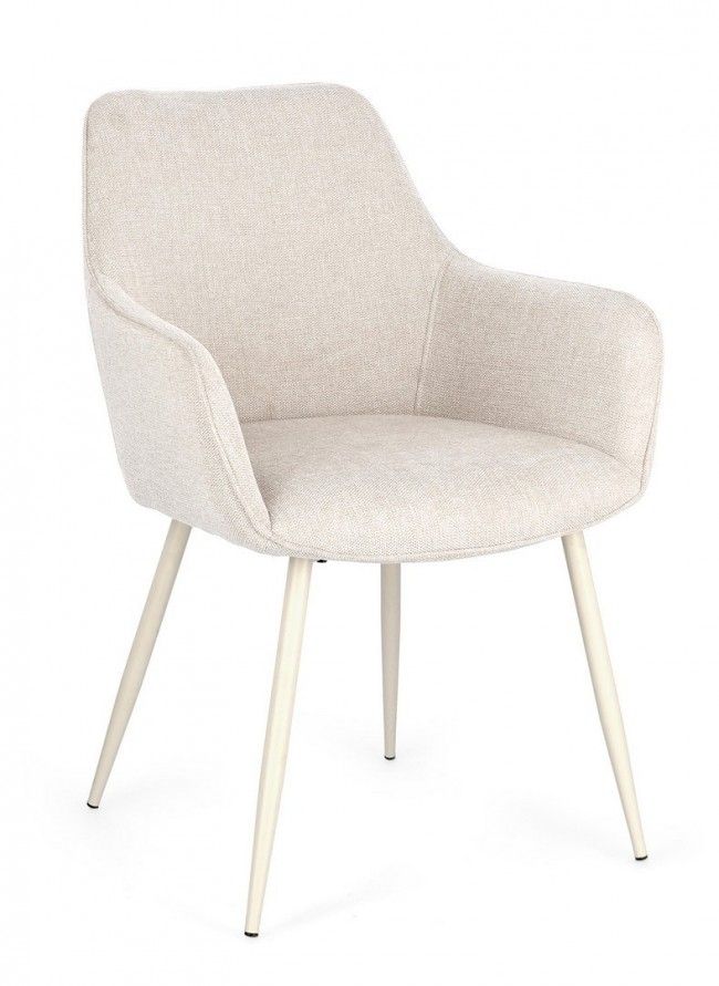 SEDIA C-BR CORA BEIGE/BEIGE