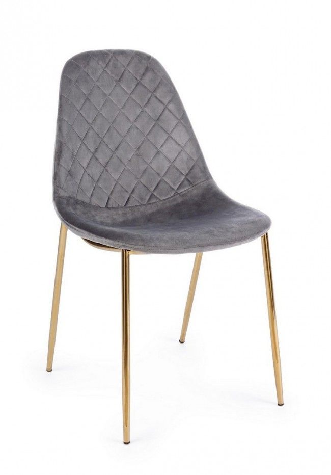 SEDIA TERRY VELLUTO GRIGIO SCURO