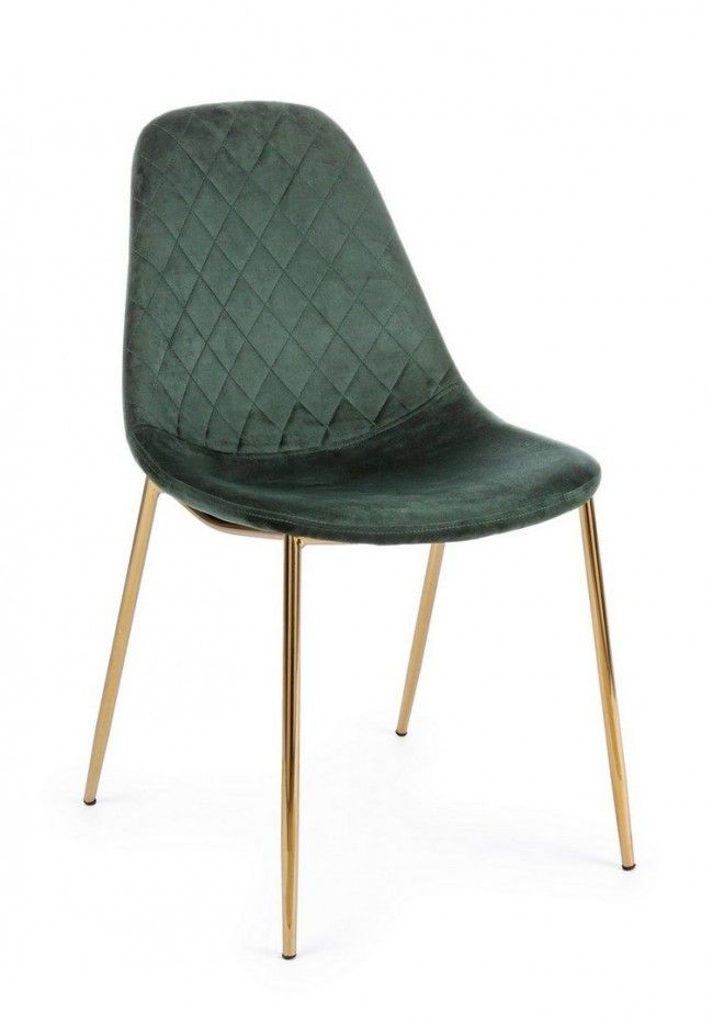 SEDIA TERRY VELLUTO VERDE SCURO