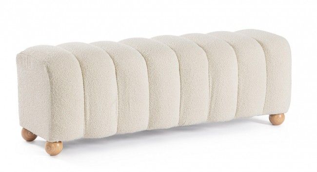 PANCA 2P ZORA BIANCO BOUCLE’