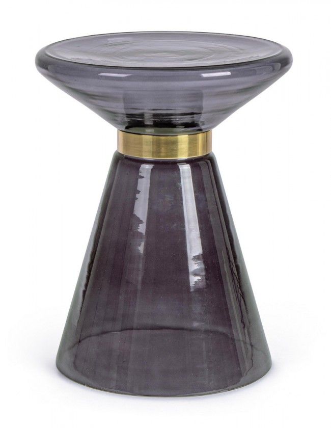 TAVOLINO AZMIN VT GRIGIO FUME’ D36