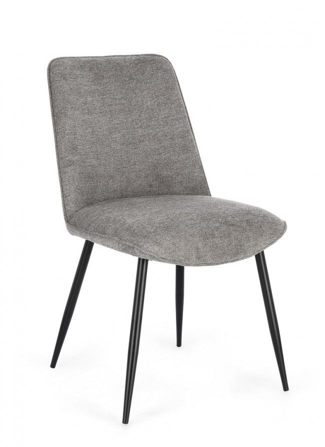 SEDIA CORA NERO/GRIGIO SCURO