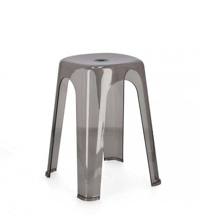 SGABELLO SONNY GRIGIO TRASPARENTE