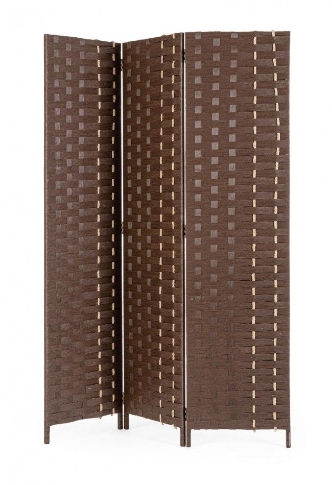 PARAVENTO 3A JALILA MARRONE 135X180H