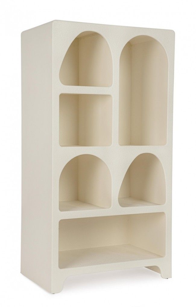 LIBRERIA CREAMY RETT BIANCO 56X105,5H