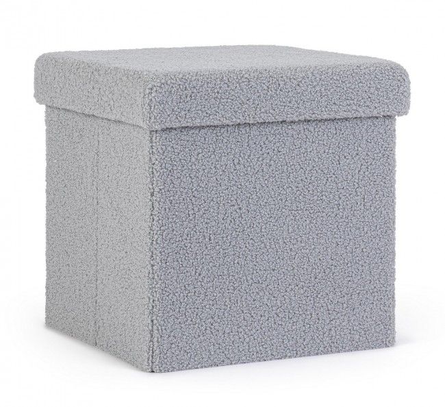 POUF CONT.PIEG. JORIS QU BOUCLE GRIGIO