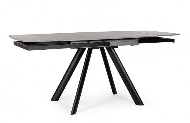 TAVOLO ALL. RAILI 119.5/180X85 NERO/GRIG