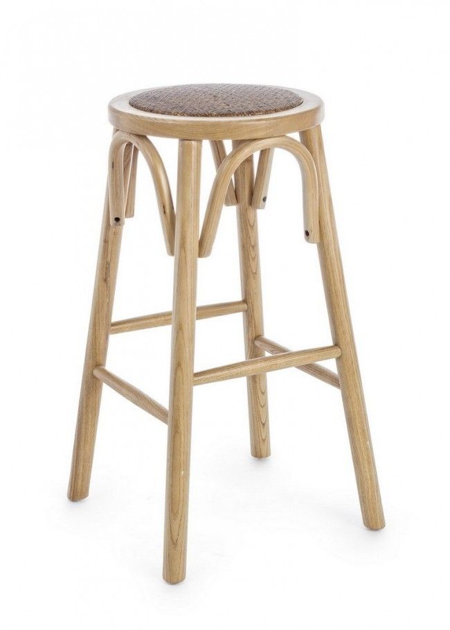 SGABELLO BAR CIRCLE NATURALE