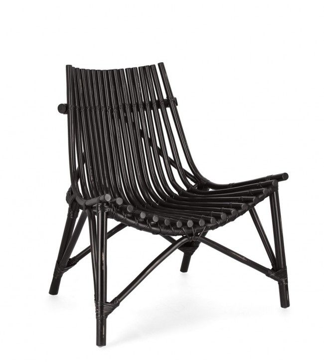 SEDIA LOUNGE MENENDEZ NERO