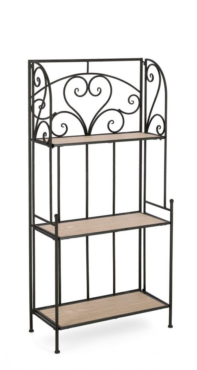 SCAFFALE GUENDA 3P NERO H127