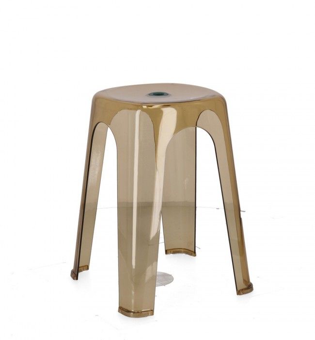 SGABELLO SONNY AMBRA TRASPARENTE