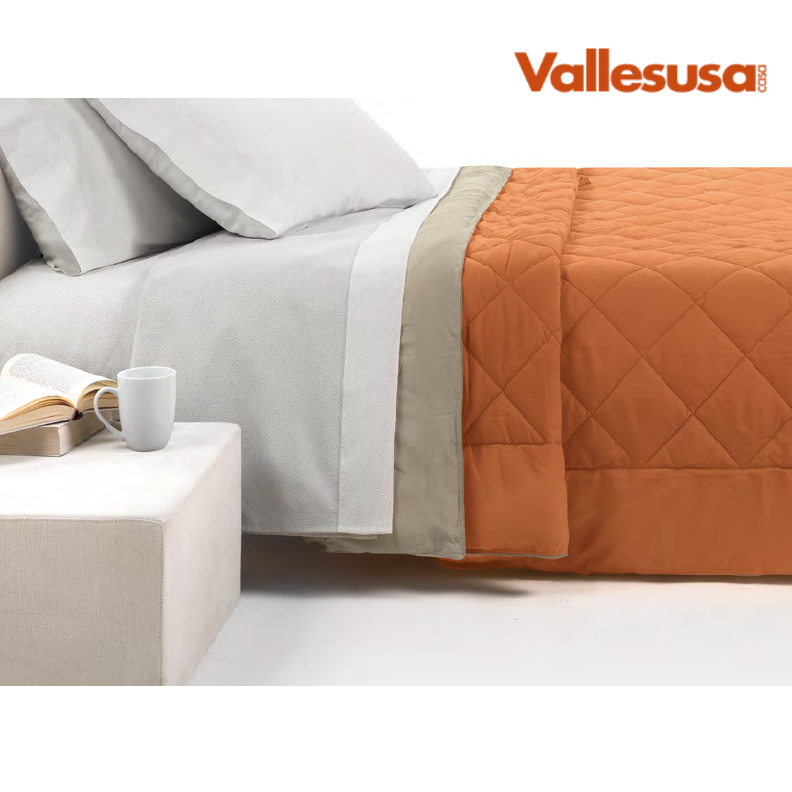 Copriletto trapuntato Vallesusa