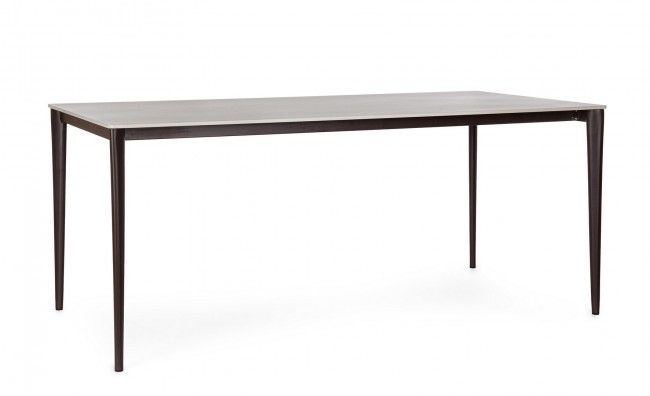 TAVOLO REIJA 180X90 RUST/GRIGIO CHIARO