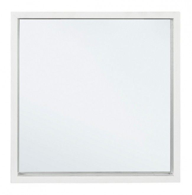 SPECCHIO C-C TIZIANO QU BIANCO 52X52