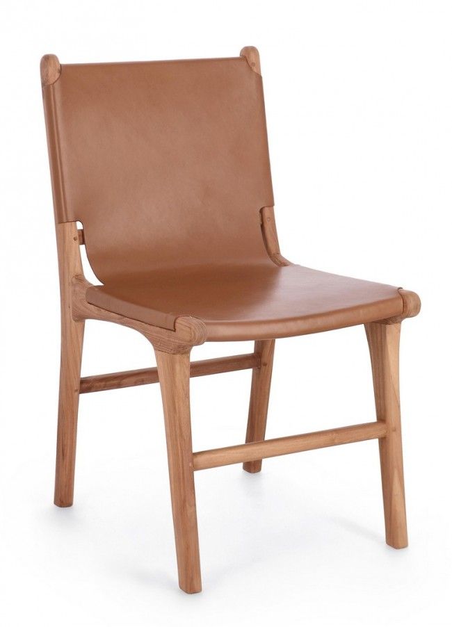 SEDIA EUGENIE COGNAC