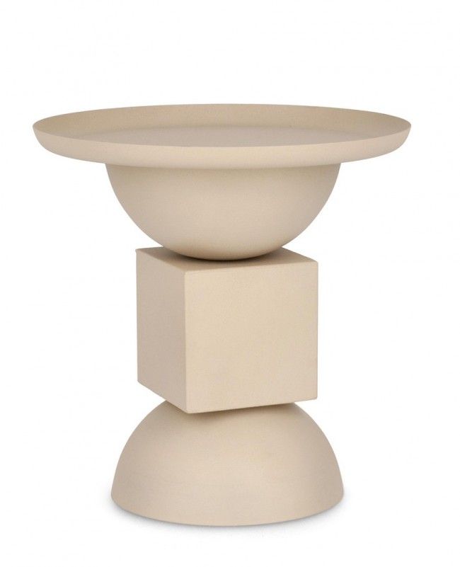 TAVOLINO ALKA BEIGE D40.5