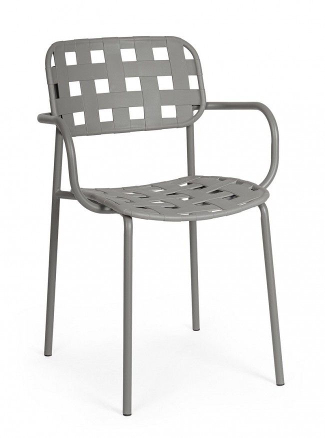 SEDIA C-BR CLOVER GRIGIO
