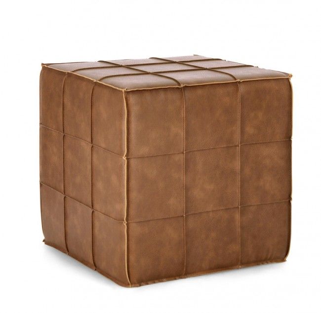 POUF LARISA COGNAC