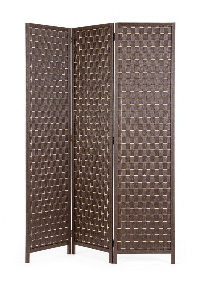 PARAVENTO 3A JORAH MARRONE 135X180H