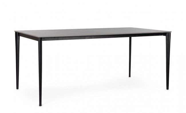 TAVOLO REIJA 180X90 NERO/GRIGIO
