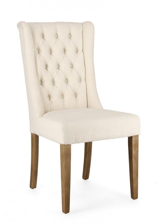 SEDIA COLUMBIA NATURALE BOUCLE’