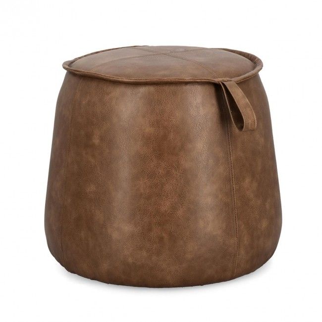 POUF RUDINA COGNAC