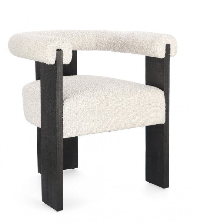 SEDIA C-BR AGAPE NERO/NATURALE