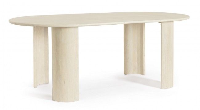 TAVOLO ORLANDO OVALE NAT 210X100