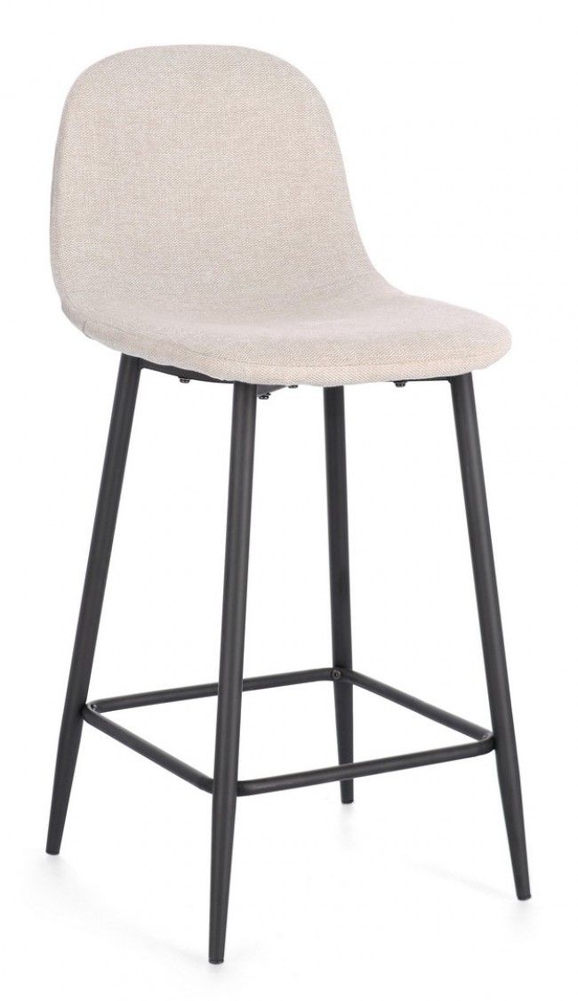 SGABELLO CUCINA IRELIA NERO/BEIGE
