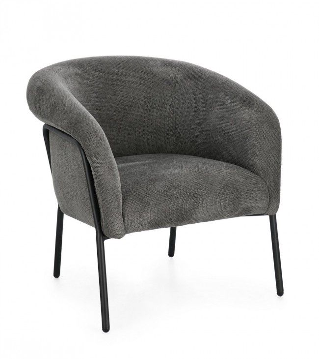 POLTRONA CAMILA GRIGIO SCURO