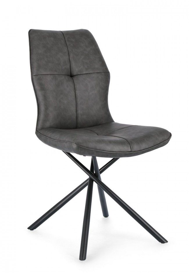 SEDIA KEPLER PU ANTRACITE