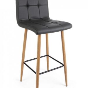 SGABELLO BAR BRUCE PU GRIGIO SCURO
