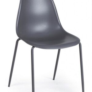 SEDIA IRIS PLASTICA GRIGIO