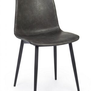 SEDIA KYRA PU ANTRACITE VINTAGE