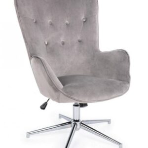 POLTRONA FARIDA VELLUTO GRIGIO
