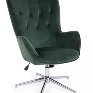 POLTRONA FARIDA VELLUTO VERDE