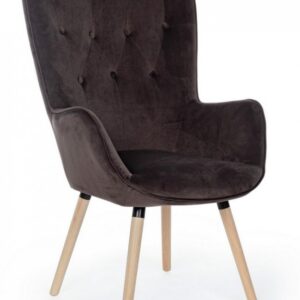 POLTRONA JULIET VELVET GRIGIO MARMOTTA