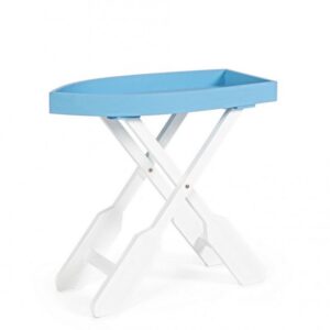 TAVOLO GOZZO PIEGH BIANCO-AZZURRO M
