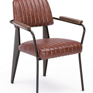 SEDIA C-BR NELLY ARANCIO SCURO VINTAGE
